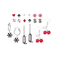 Multi-Pack Jackpot Stud and Dangle Earrings - 9 Pair