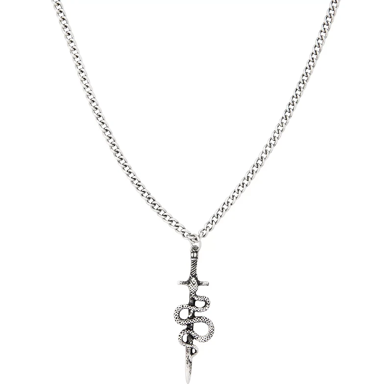Snake Sword Chain Necklace
