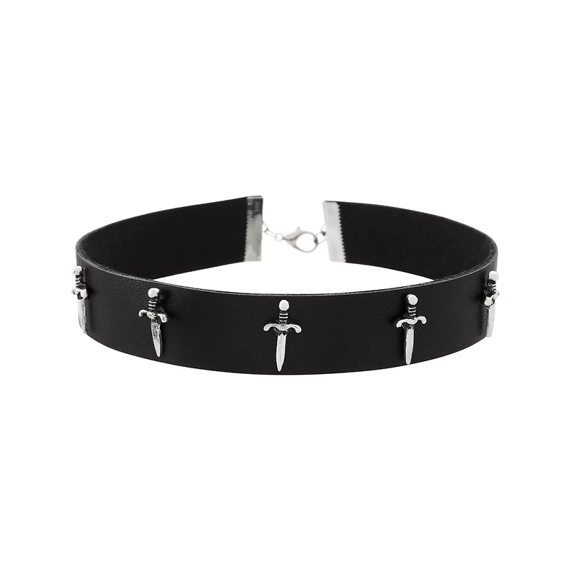 Sword Chain Choker Necklace Set