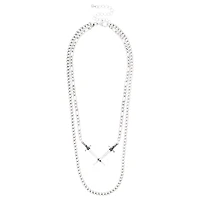 Sword Chain Choker Necklace Set