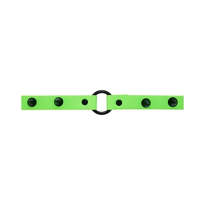Green Spiked Choker Necklace