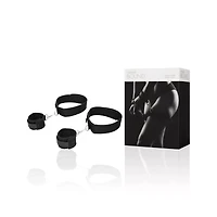 Black Thigh Wrist Cuffs Set - Pleasure Bound