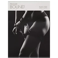 Black Thigh Wrist Cuffs Set - Pleasure Bound
