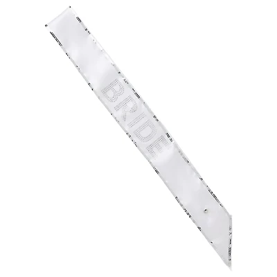 Rhinestone Bride Sash