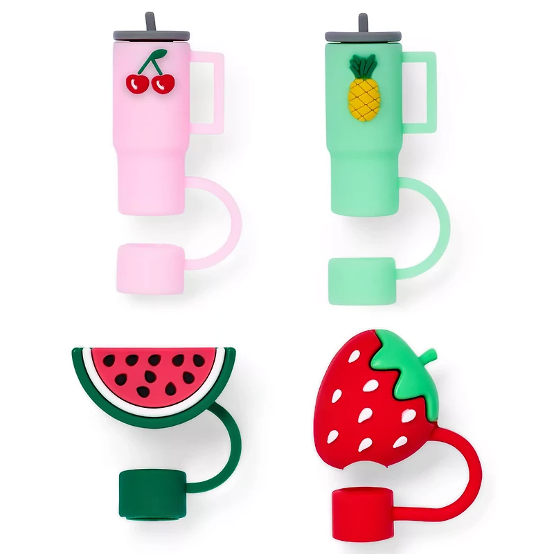 Multi-Pack Fruit Straw Toppers - 4 Pack