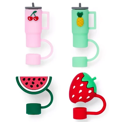 Multi-Pack Fruit Straw Toppers - 4 Pack