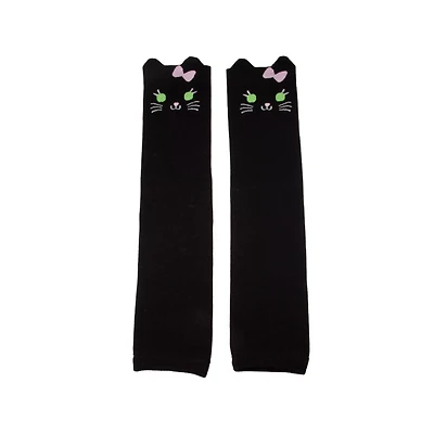 Black Cat Leg Warmers