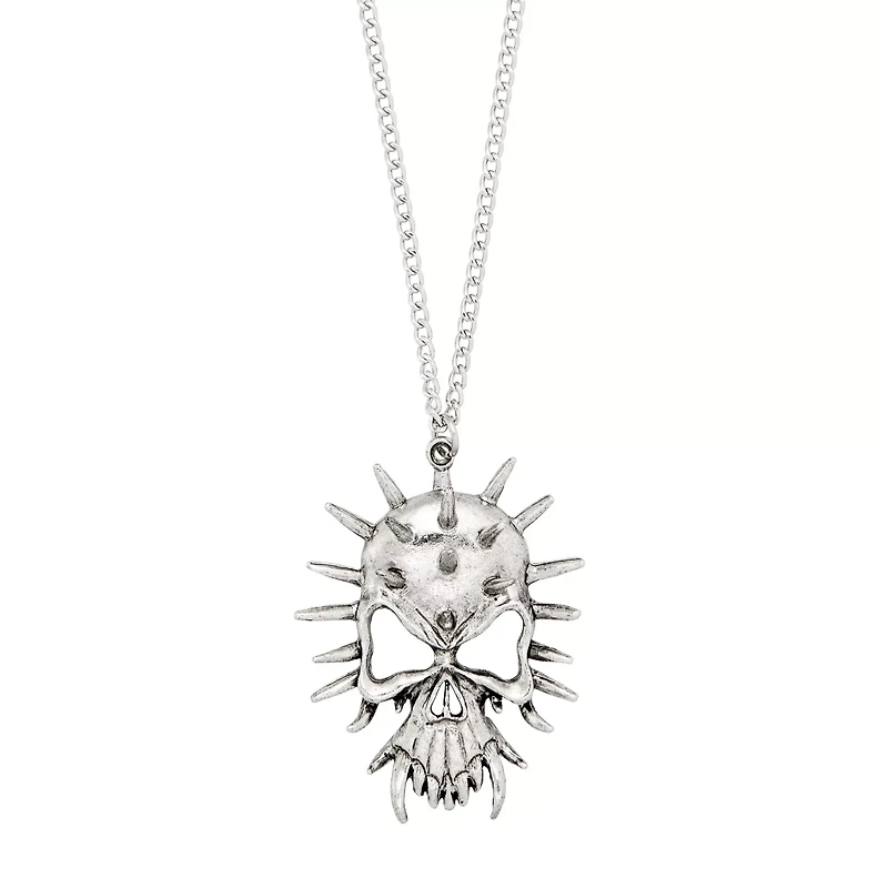 Spiked Skull Necklace