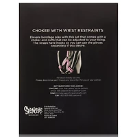 Pink Faux Leather Choker with Wrist Restraints Set - Pleasure Bound