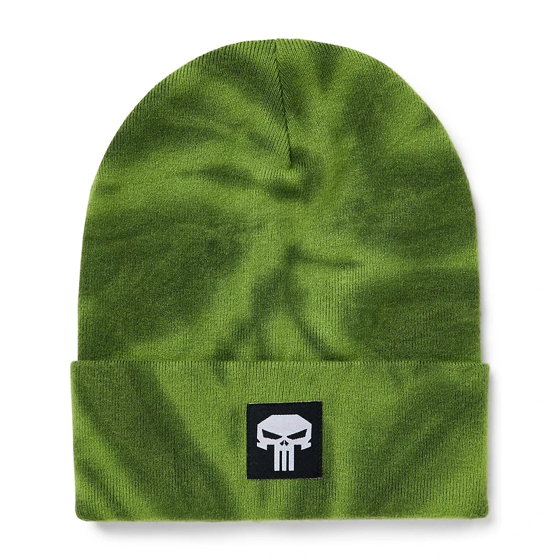 Punisher Tie Dye Cuff Beanie Hat - Marvel