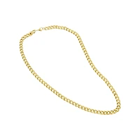 Goldtone Curb Link Chain Necklace