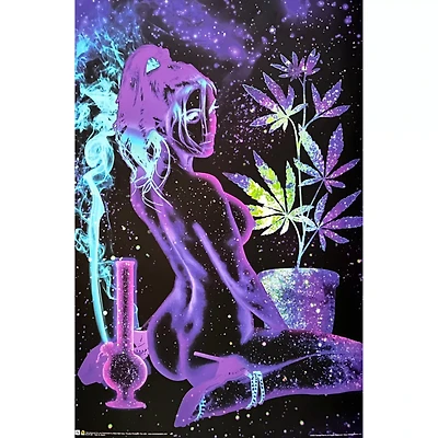 Daveed Benito High Space Blacklight Poster - 36" x 24"