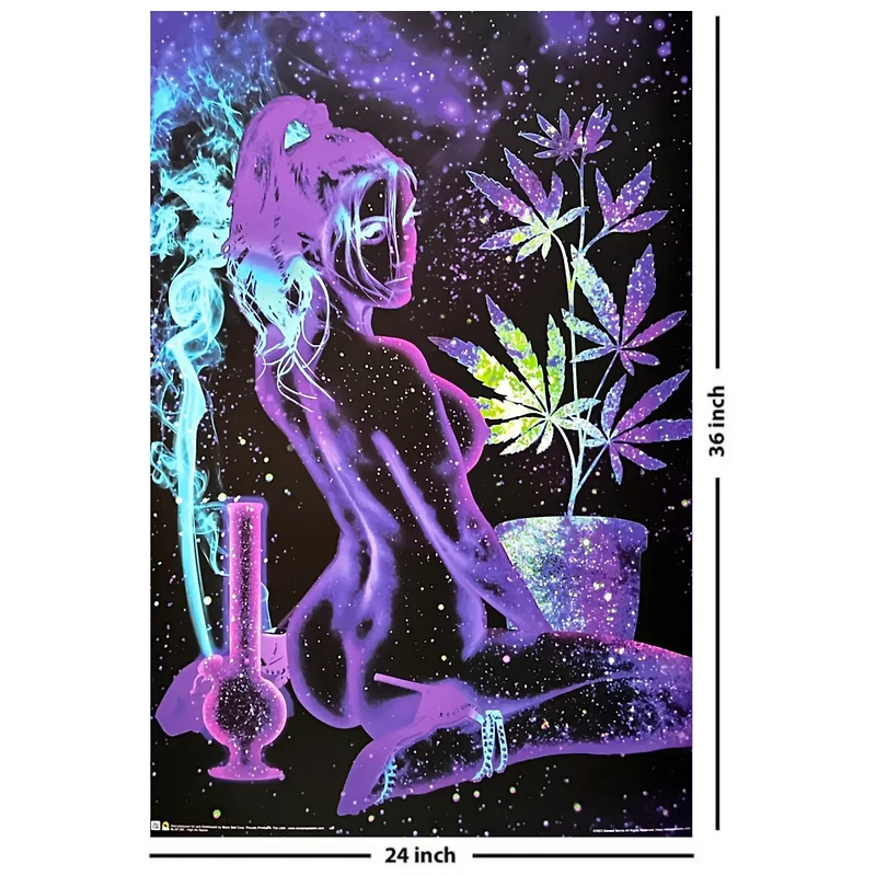 Daveed Benito High Space Blacklight Poster - 36" x 24"