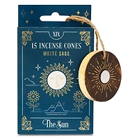 The Sun Tarot Incense Cones with Burner - 15 Pack