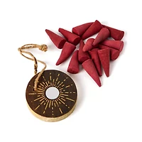 The Lovers Tarot Incense Cones with Burner - 15 Pack