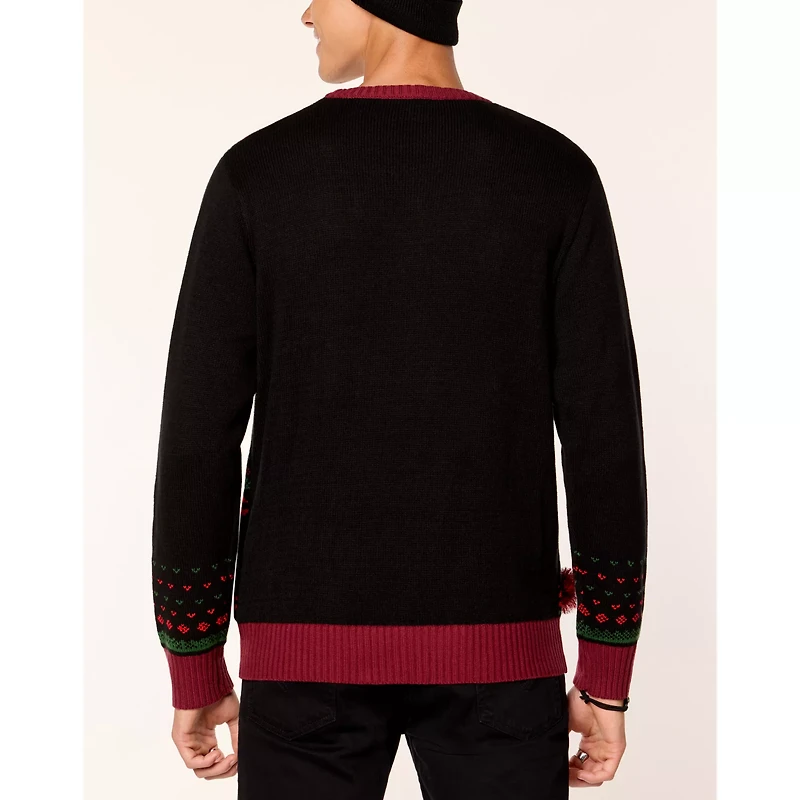 Light-Up Michael Myers Slay All Day Christmas Sweater - Halloween II