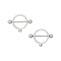 Snake Nipple Shields - 14G
