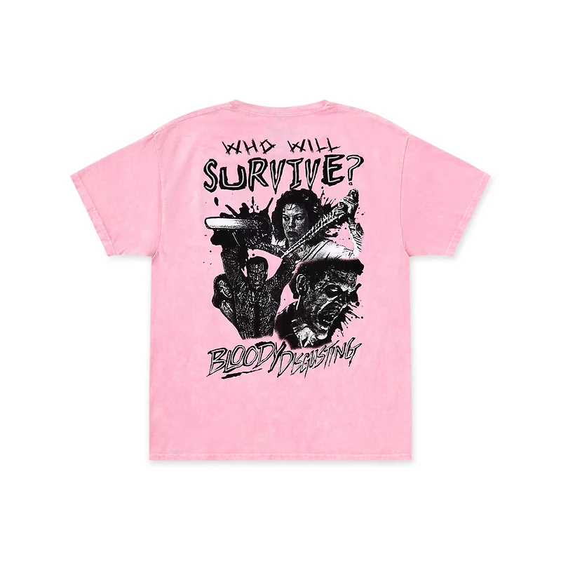 Evil Dead 2 by Dawn x Bloody Disgusting Who Will Survive T Shirt