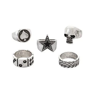 Multi-Pack Lethal Luck Rings - 5 Pack