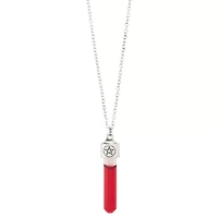 Red Blood Vial Pendant Necklace