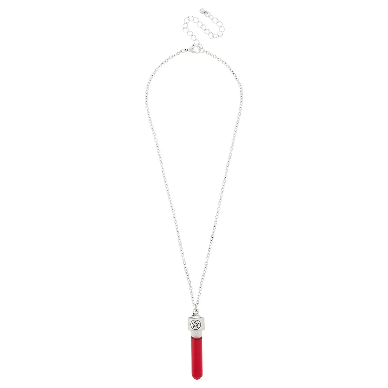 Red Blood Vial Pendant Necklace