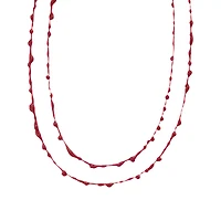 2 Row Blood Drip Chain Choker Necklace