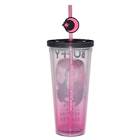 Buffy the Vampire Slayer Cup with Straw Topper - 24 oz.