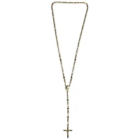 Goldtone Chain Rosary Necklace