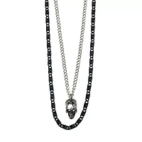 Skull Chain Necklace Set
