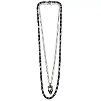 Skull Chain Necklace Set