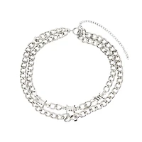 Barbed Wire Chain Choker Necklace