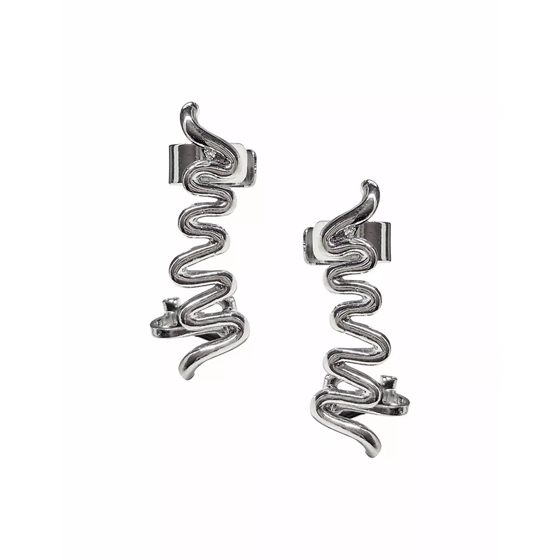 Coiled Snake Ear Cuffs