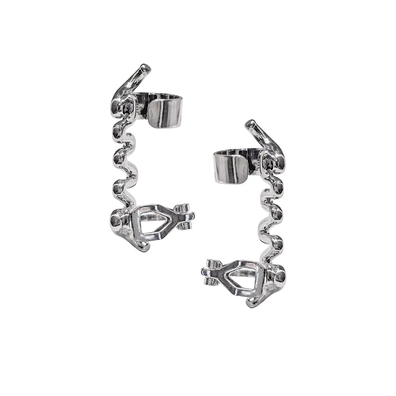 Coiled Snake Ear Cuffs