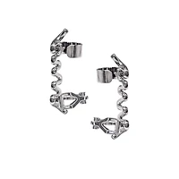 Coiled Snake Ear Cuffs