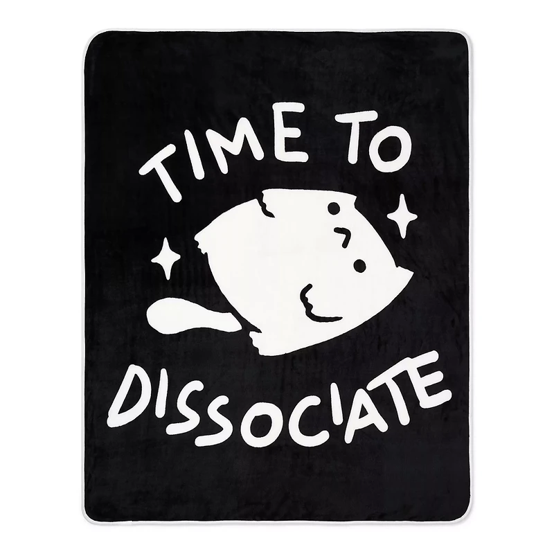 Time to Dissociate Fleece Blanket
