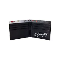 Ed Hardy Skull Tattoo Bifold Wallet