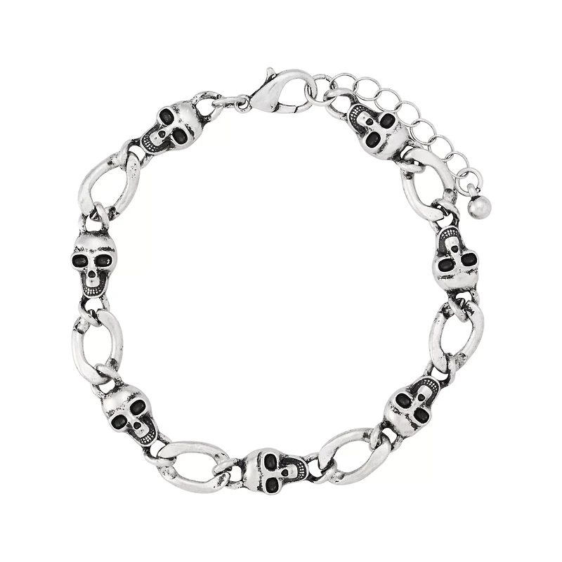 Multi-Pack Snake Skull Barbed Wire Bracelets - 4 Pack