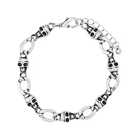 Multi-Pack Snake Skull Barbed Wire Bracelets - 4 Pack