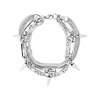 Multi-Chain Spiked Bracelet