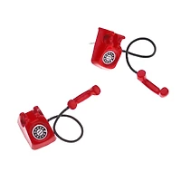 Rotary Dial Phone Dangle Earrings