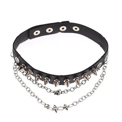 Barb Wire Drop Chain Choker