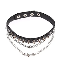 Barb Wire Drop Chain Choker