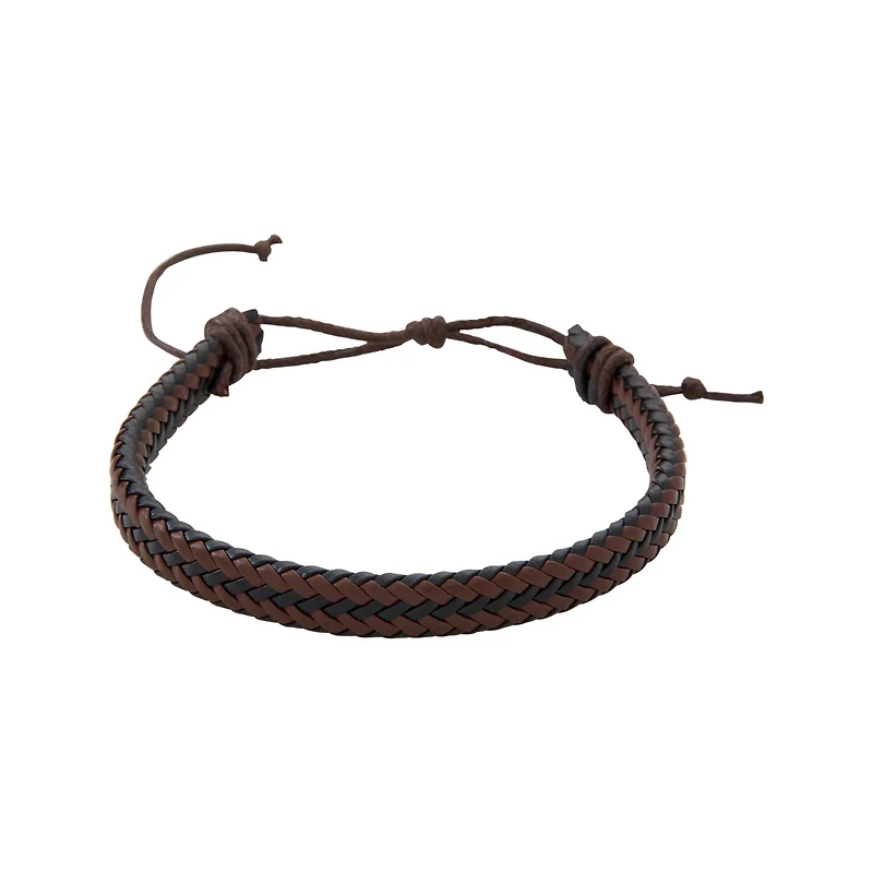 Multi-Pack Beaded Cord Faux Leather Bracelets - 4 Pack