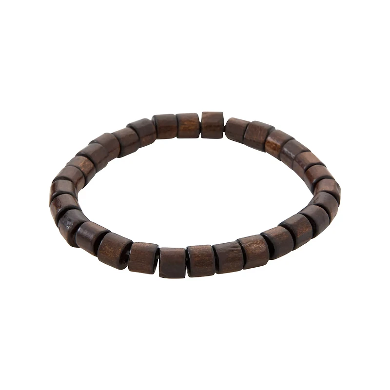 Multi-Pack Beaded and Braided Cord Faux Leather Bracelets - 4 Pack