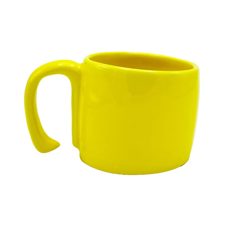 Smiley Face Half Handle Coffee Mug - 22 oz.