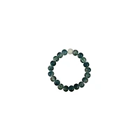 Multi-Pack White and Green Long Distance Bracelets - 2 Pack