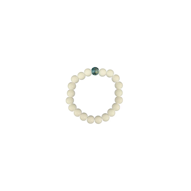 Multi-Pack White and Green Long Distance Bracelets - 2 Pack
