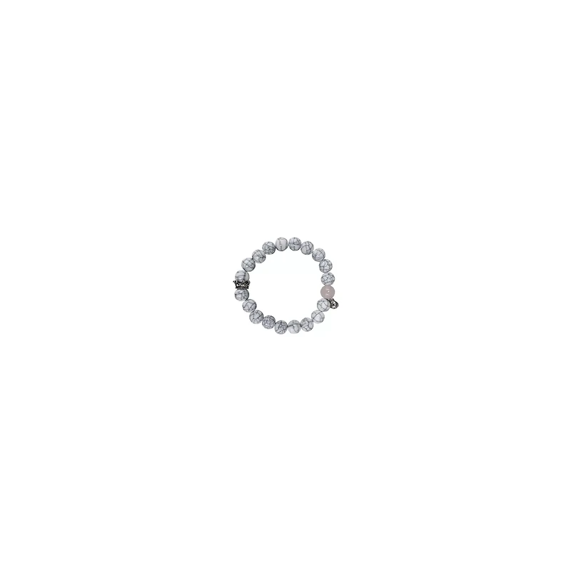 Marble Long Distance Beaded Bracelets - 2 Pack