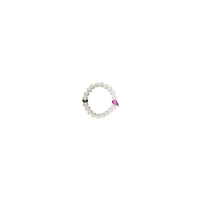 Multi-Pack Pink and White Long Distance Bracelets - 2 Pack