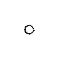 Black and Purple Long Distance Beaded Bracelets - 2 Pack